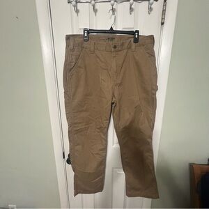 Men's Carhartt Brown Work-Style Cotton Pants